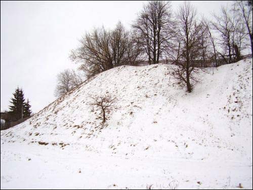 Kryčaŭ. Site of ancient castle 
