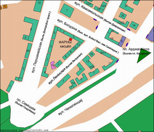 Mahiloŭ. Catholic church of St. Casimir