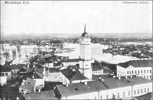  - Old postcards with town views . 