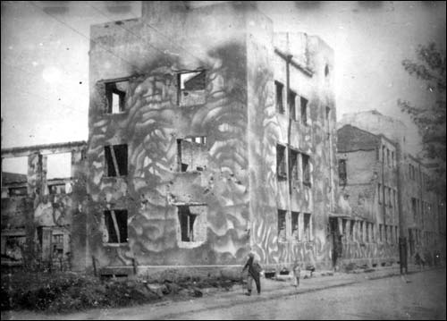  - Town photos from WWII period . 