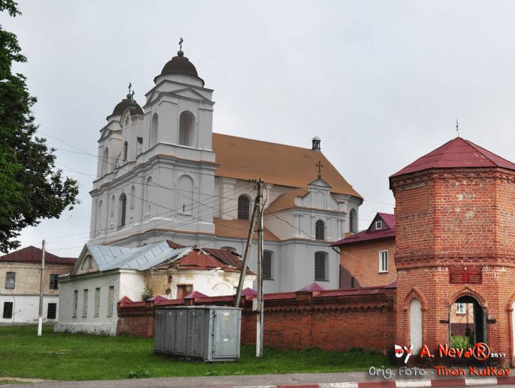 Catholic church of St. Michael the Archangel and the Monastery of Jesuits .   - Catholic church of St. Michael the Archangel and the Monastery of Jesuits.