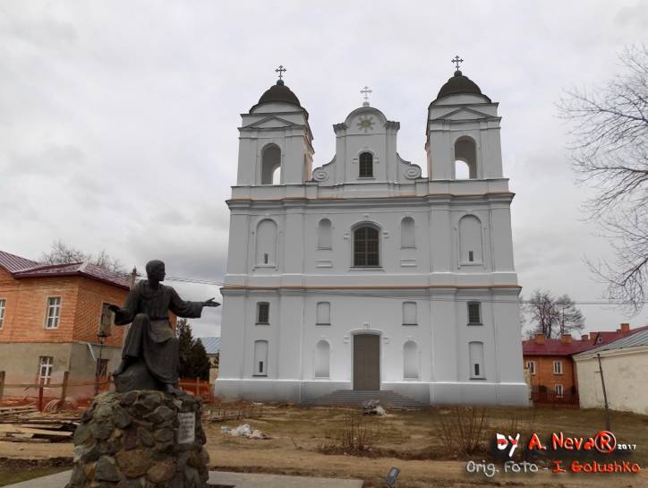Catholic church of St. Michael the Archangel and the Monastery of Jesuits .   - Catholic church of St. Michael the Archangel and the Monastery of Jesuits.