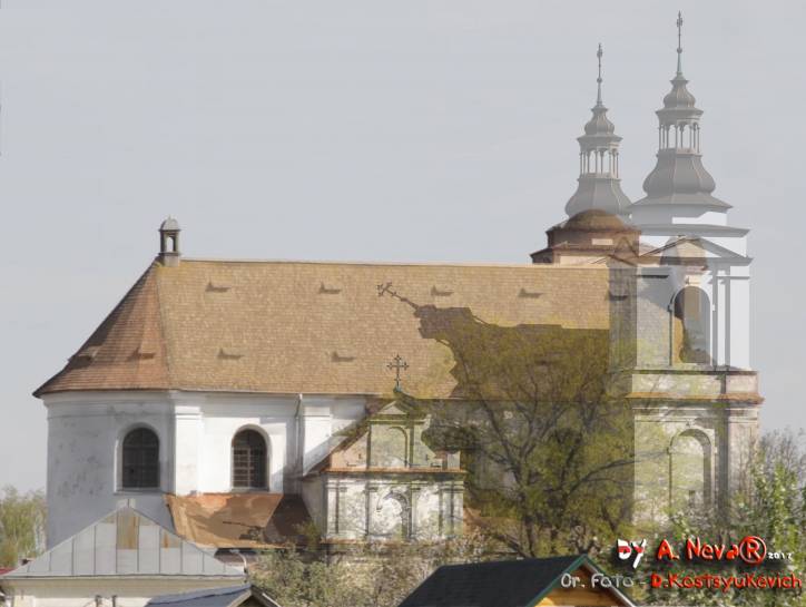 Catholic church of St. Michael the Archangel and the Monastery of Jesuits .   - Catholic church of St. Michael the Archangel and the Monastery of Jesuits.