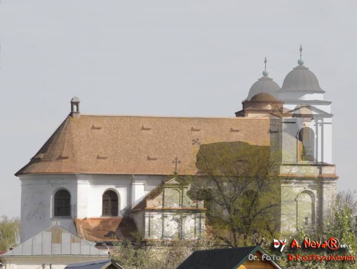 Catholic church of St. Michael the Archangel and the Monastery of Jesuits .   - Catholic church of St. Michael the Archangel and the Monastery of Jesuits.