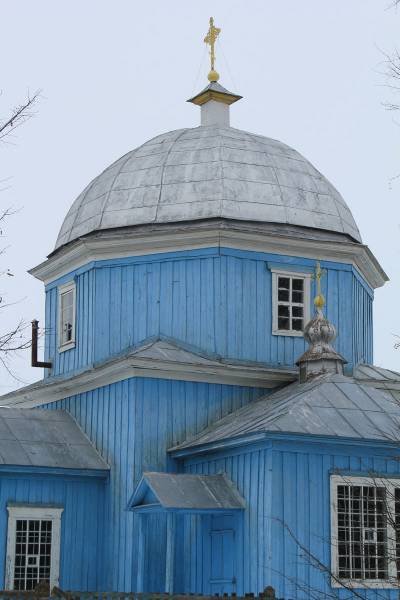 Царква Покрыва Прасвятой Багародзіцы Лазіцах Вялікіх. Знешні выгляд  - Царква Покрыва Прасвятой Багародзіцы. Знешні выгляд
