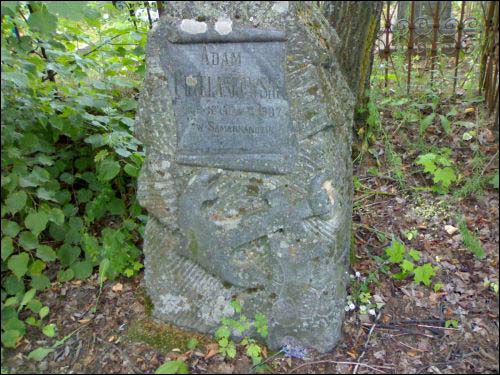  - Могілкі хрысціянскія. Нагробак Adam Puzelaskowski