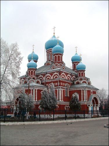 Widok z południowego zachodu Borysów. Sobór Zmartwychwstania Pańskiego