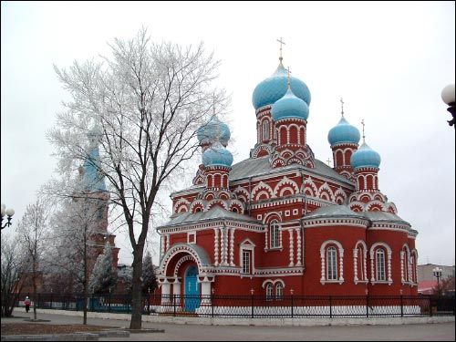 Dzwonnica i sobór Borysów. Sobór Zmartwychwstania Pańskiego