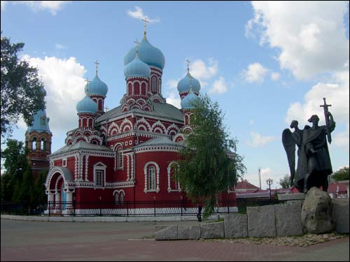 03 2009. Wnętrze. Sobór zamknięty z powodu remontu Borysów. Sobór Zmartwychwstania Pańskiego