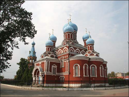 Sobór, widok z południowego wschodu, 08 2008 Borysów. Sobór Zmartwychwstania Pańskiego