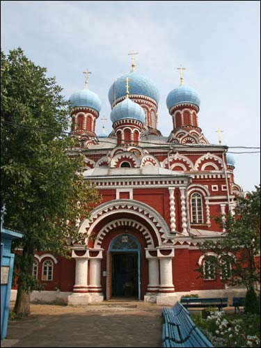 Fasada zachodnia (główna), 08 2008 Borysów. Sobór Zmartwychwstania Pańskiego