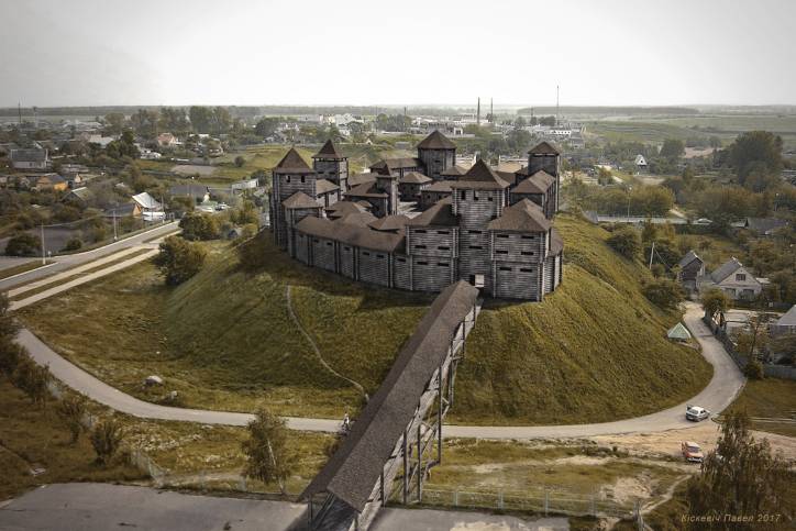  - Site of ancient castle . 