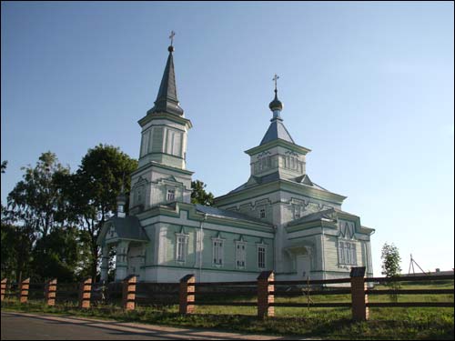Exterior Lešnia. Orthodox church of St. George