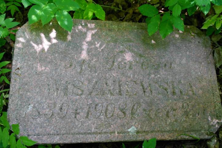  - Капліца-пахавальня Вішнеўскіх. Teresa Wiszniewska (1839-1908)