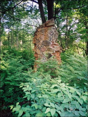 Рэшткі брамы Малая Барздынь (Юрздаўка). Капліца-пахавальня Вішнеўскіх