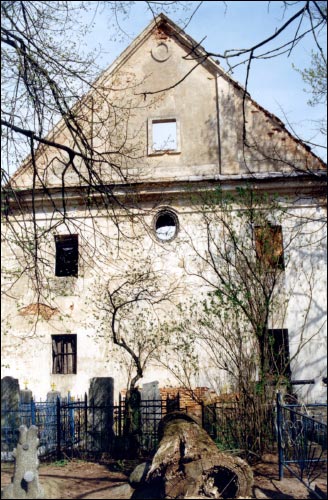  - Царква Нараджэння Божай Маці. Алтарная сьцяна. Від ад могілак