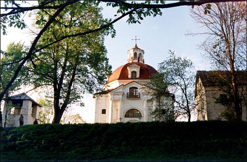 Miadzieł. Catholic church of Mother of God of the Scapular and the Monastery of Carmelite