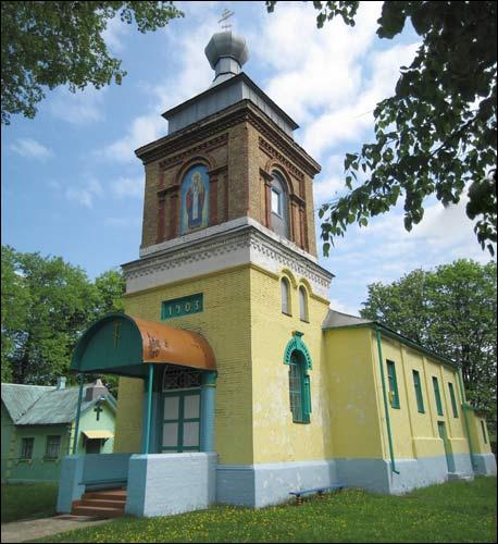 Pieršamajskaja (Błudzień). Orthodox church of St. Nicholas