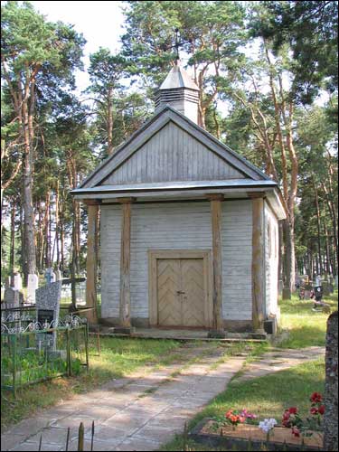  - Cmentarz katolicki. Kaplica. Kaplica cmentarna w Derewnej