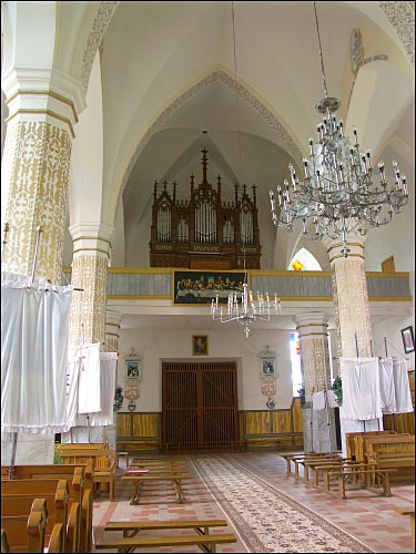 Рубяжэвічы |  Касцёл Святога Юзафа рамесніка. Інтэр'ер