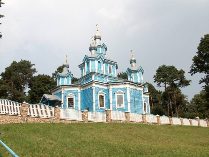 Orthodox church of the Protection of the Holy Virgin . Exterior  - Orthodox church of the Protection of the Holy Virgin. Exterior