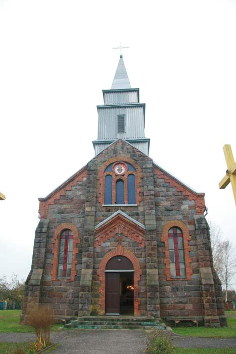 Ilja. Catholic church of the Sacred Heart of Jesus