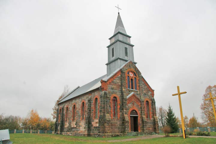 Ilja. Catholic church of the Sacred Heart of Jesus