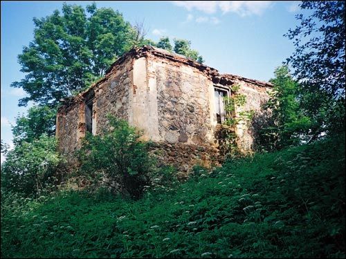 Душкава |  Сядзібна-паркавы ансамбль Булгакаў. Рэшткі альтаны