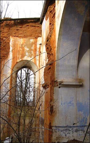 Czerwona Dubrowa (Mokrany) |  Cerkiew św. Jerzego. Fragment