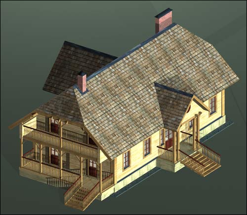  -  Siedziba Biełych «Marcinowa gęś». Makieta dworku