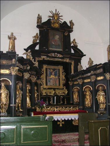 Budsłaŭ. Catholic church of the Assumption of the Blessed Virgin Mary Altar