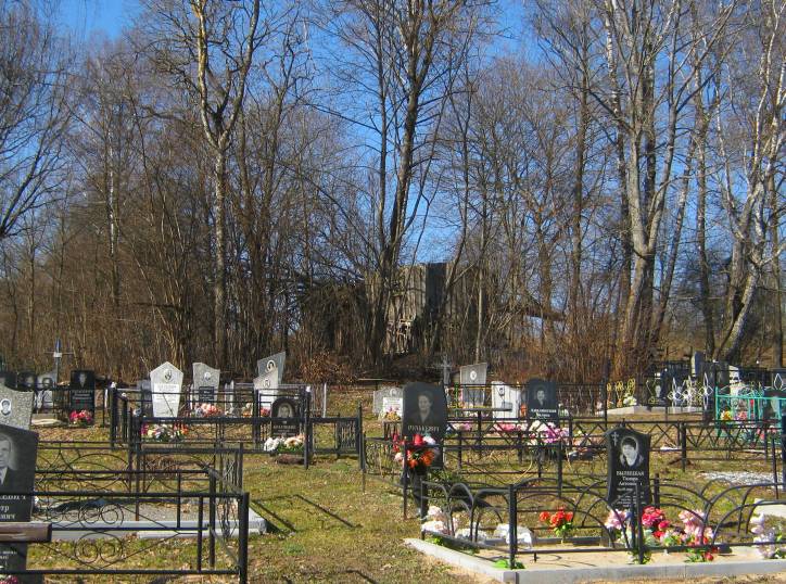 Капліца могілкавая (руіны) Сяльцы.   - Капліца могілкавая (руіны).