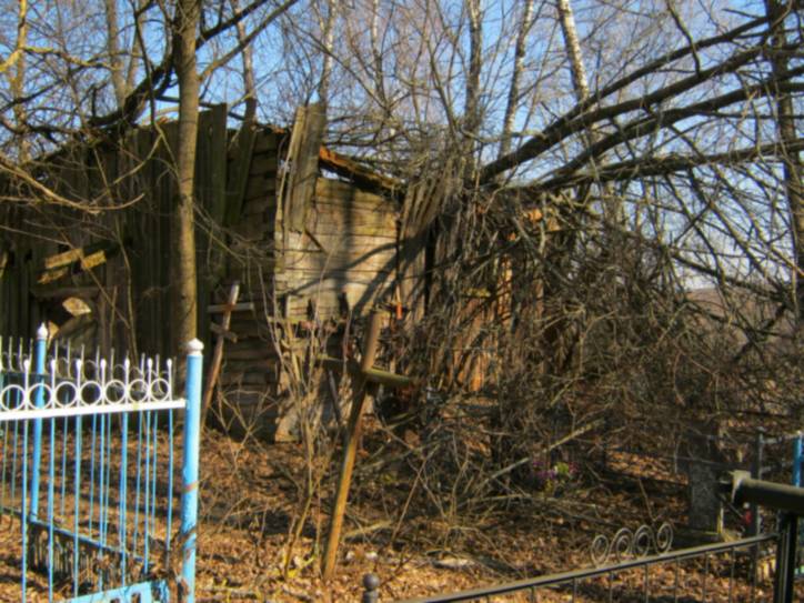 Капліца могілкавая (руіны) Сяльцы.   - Капліца могілкавая (руіны).