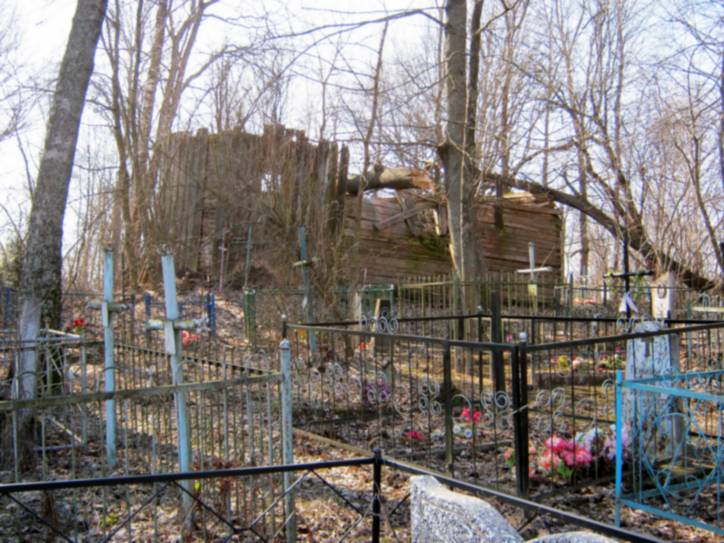 Капліца могілкавая (руіны) Сяльцы.   - Капліца могілкавая (руіны).