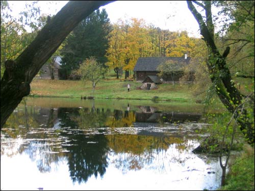 Сажалка пры сядзібе Вязынка. Музей Янкі Купалы