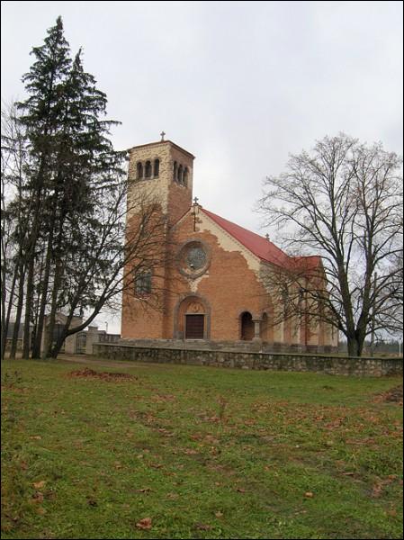 Chatava. Catholic church of the Sacred Heart of Jesus