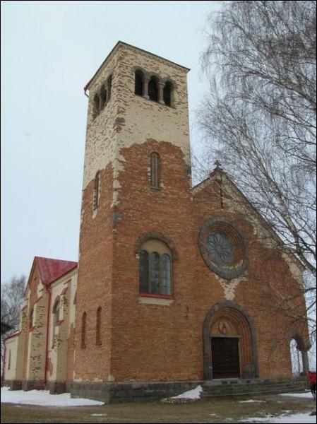 Chatava. Catholic church of the Sacred Heart of Jesus