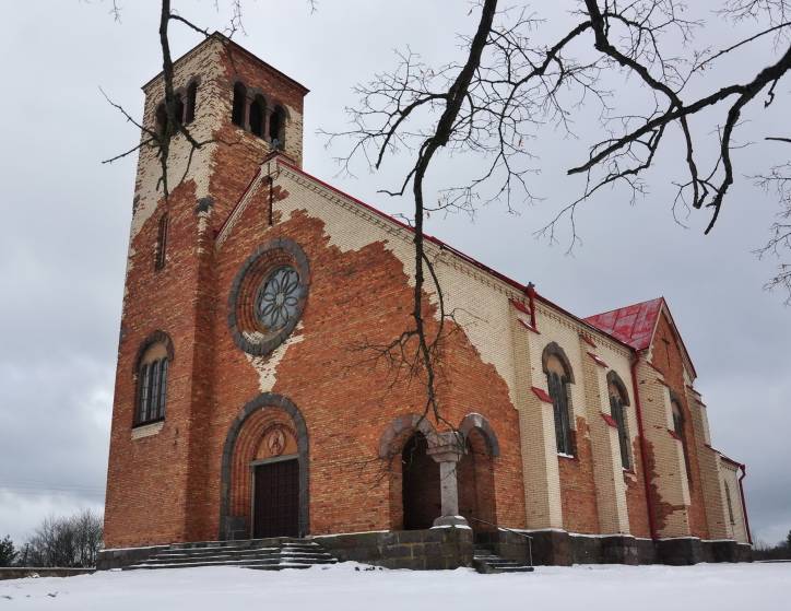 Chatava.  Catholic church of the Sacred Heart of Jesus