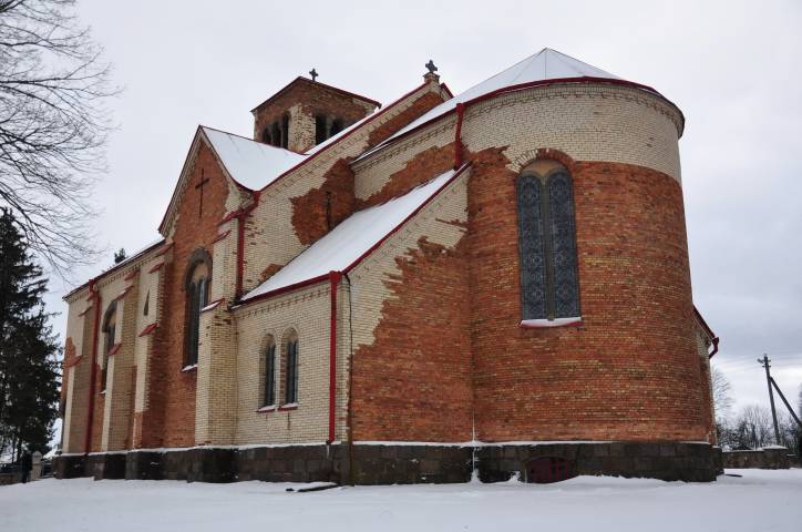 Chatava. Catholic church of the Sacred Heart of Jesus