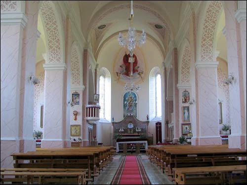 Chatava. Catholic church of the Sacred Heart of Jesus