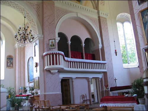 Chatava. Catholic church of the Sacred Heart of Jesus