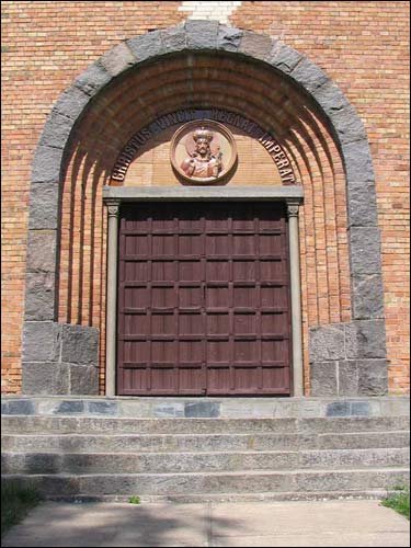 Chatava. Catholic church of the Sacred Heart of Jesus