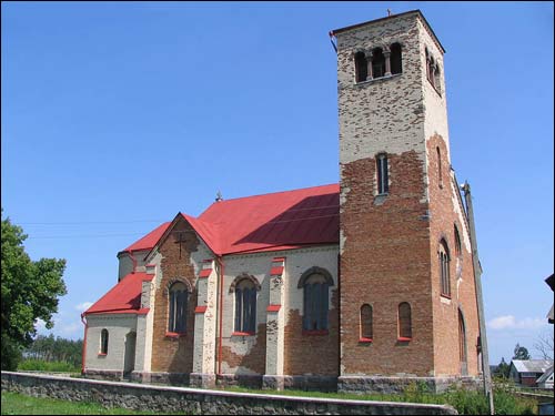 Chatava. Catholic church of the Sacred Heart of Jesus