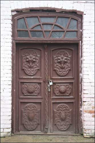  - Zabudowania XIX - pocz. ХХ w. . Drewiane drzwi