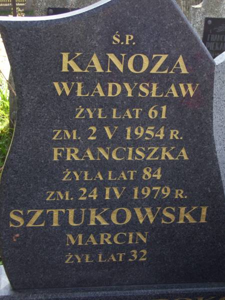  - Cmentarz stary katolicki. 