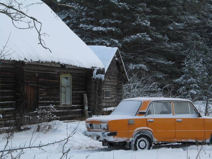 In the village  .   - In the village .