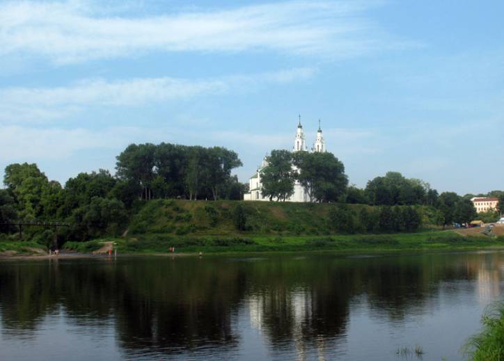 Połack.  Medieval fortifications