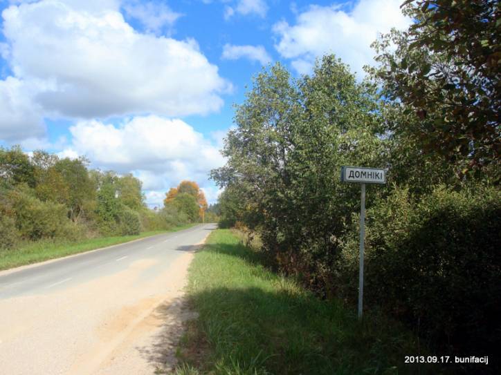 Домники |  Пейзажи . На въезде в деревню