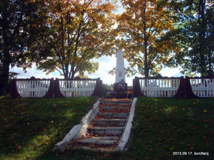 Домники |  Пейзажи . Воинское кладбище(1941-1945)