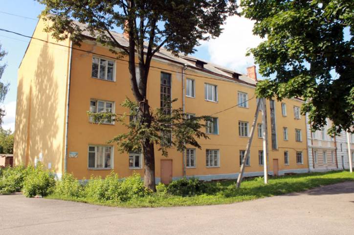 Witebsk.  Budynki w stylu konstruktywizm